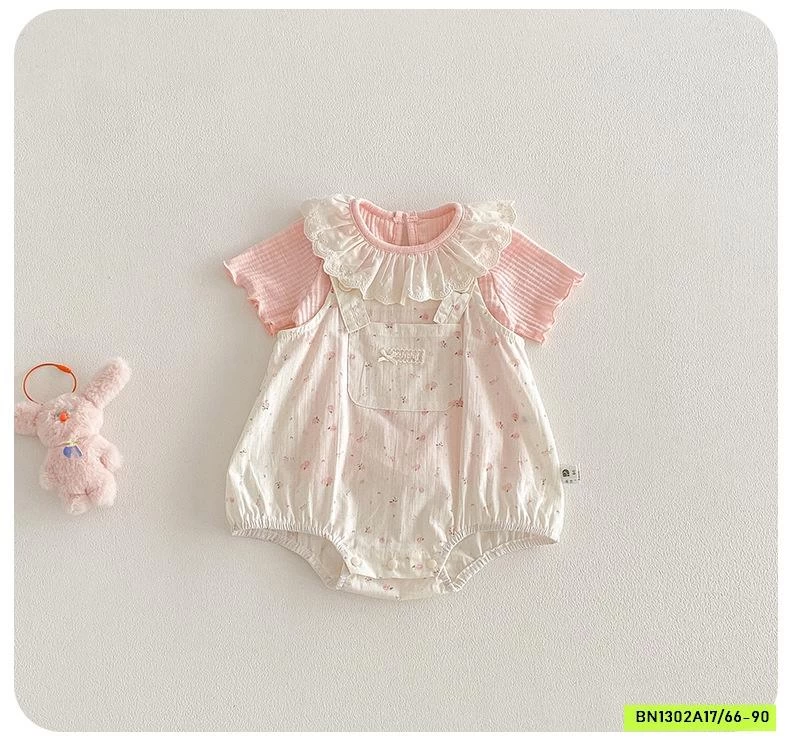 SÉT YẾM HOA NHÍ ÁO THUN HỒNG