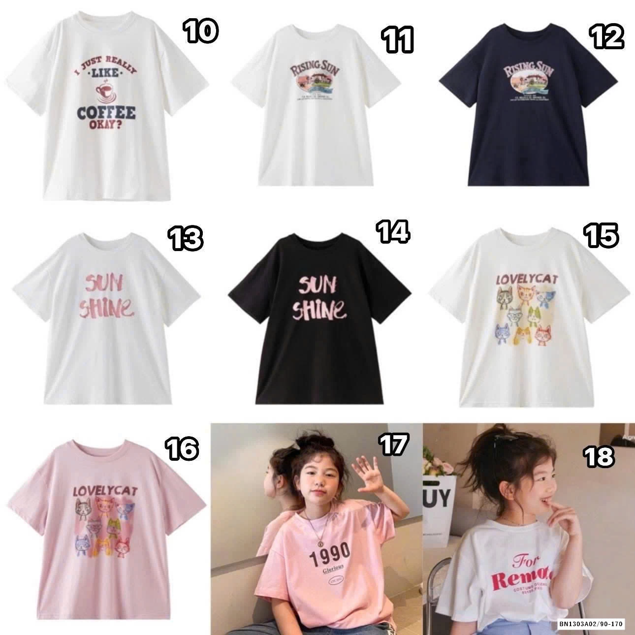 BST ÁO THUN BG SZ ĐẠI