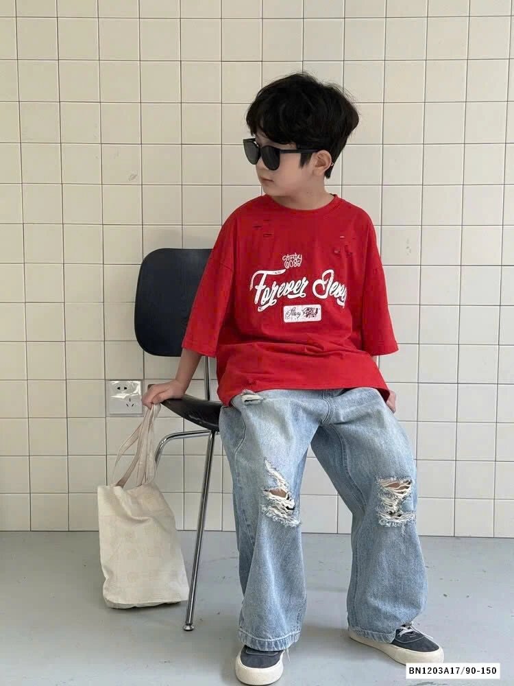 ÁO THUN ĐỎ IN CHỮ