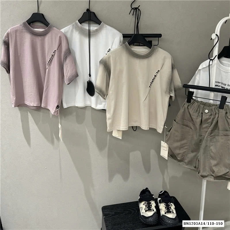 ÁO THUN LOANG CHỮ CHÉO SZ ĐẠI