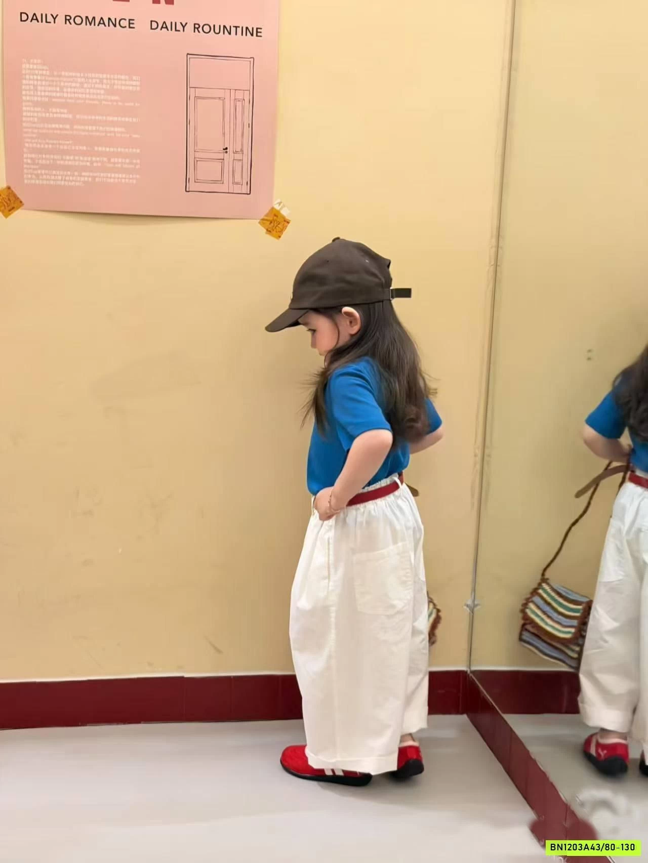 SÉT ÁO GẤU XANH MIX BAGGY TRẮNG