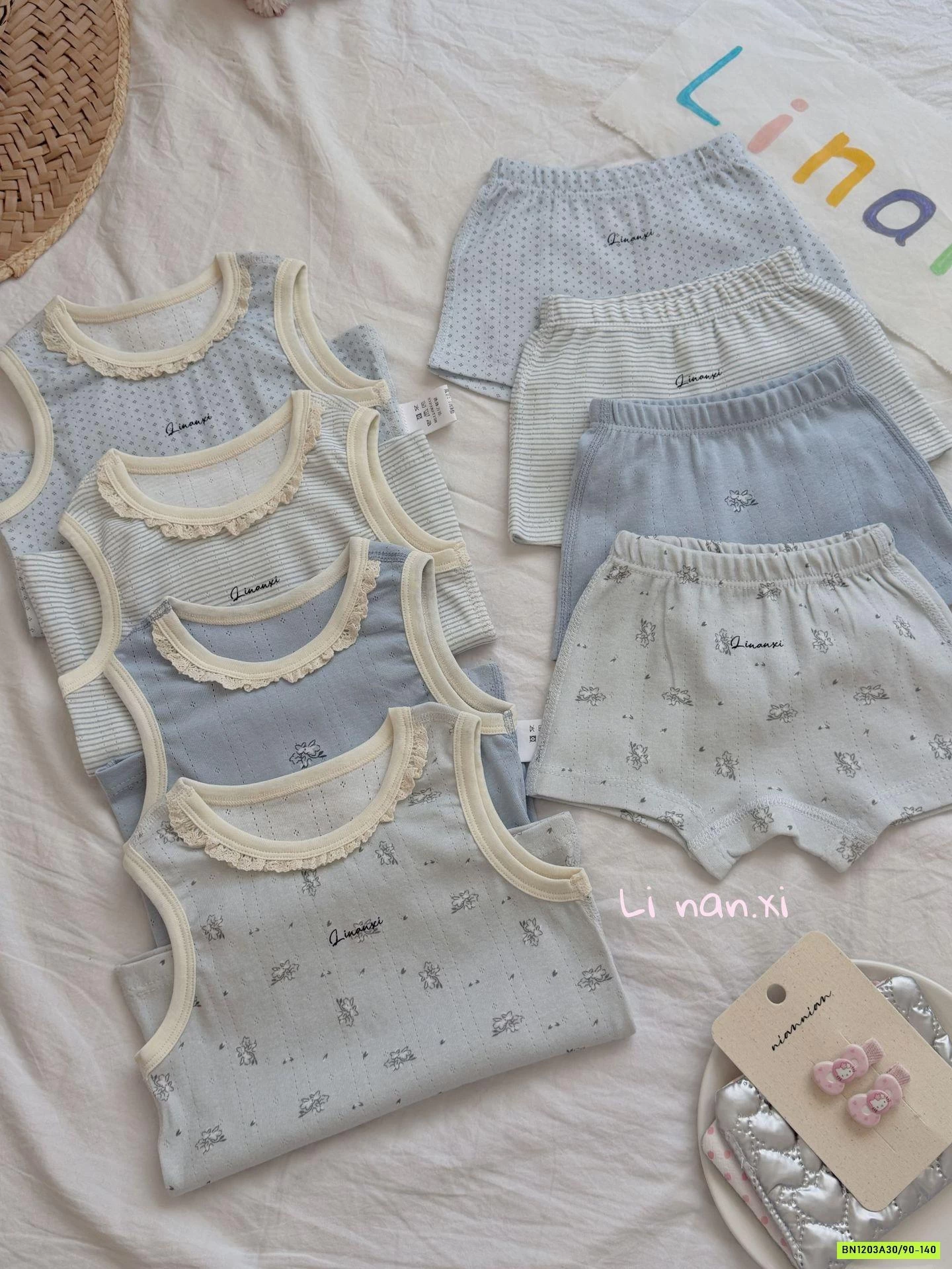 BỘ SÁT NÁCH COTTON GIẤY LINANXI