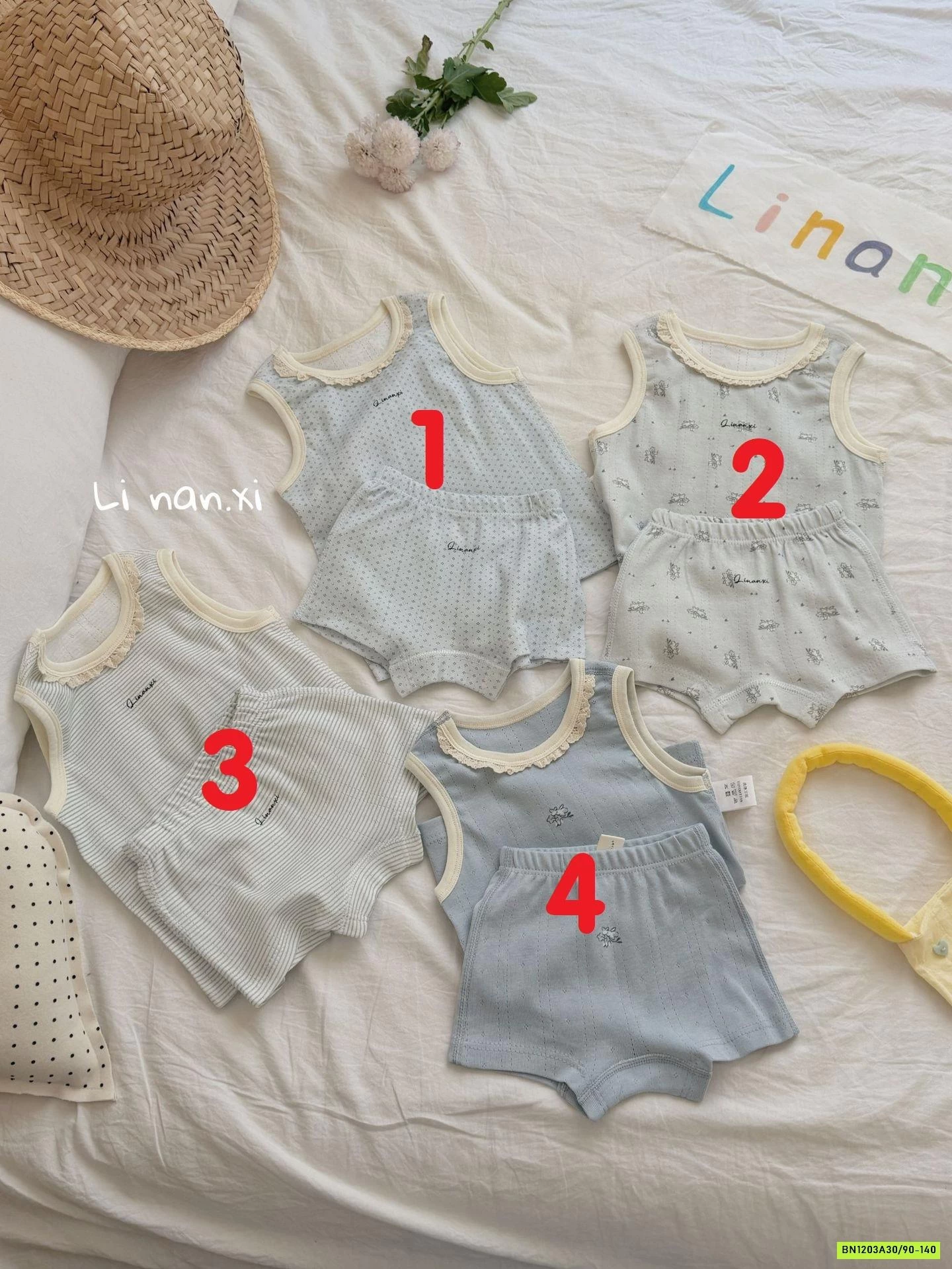 BỘ SÁT NÁCH COTTON GIẤY LINANXI