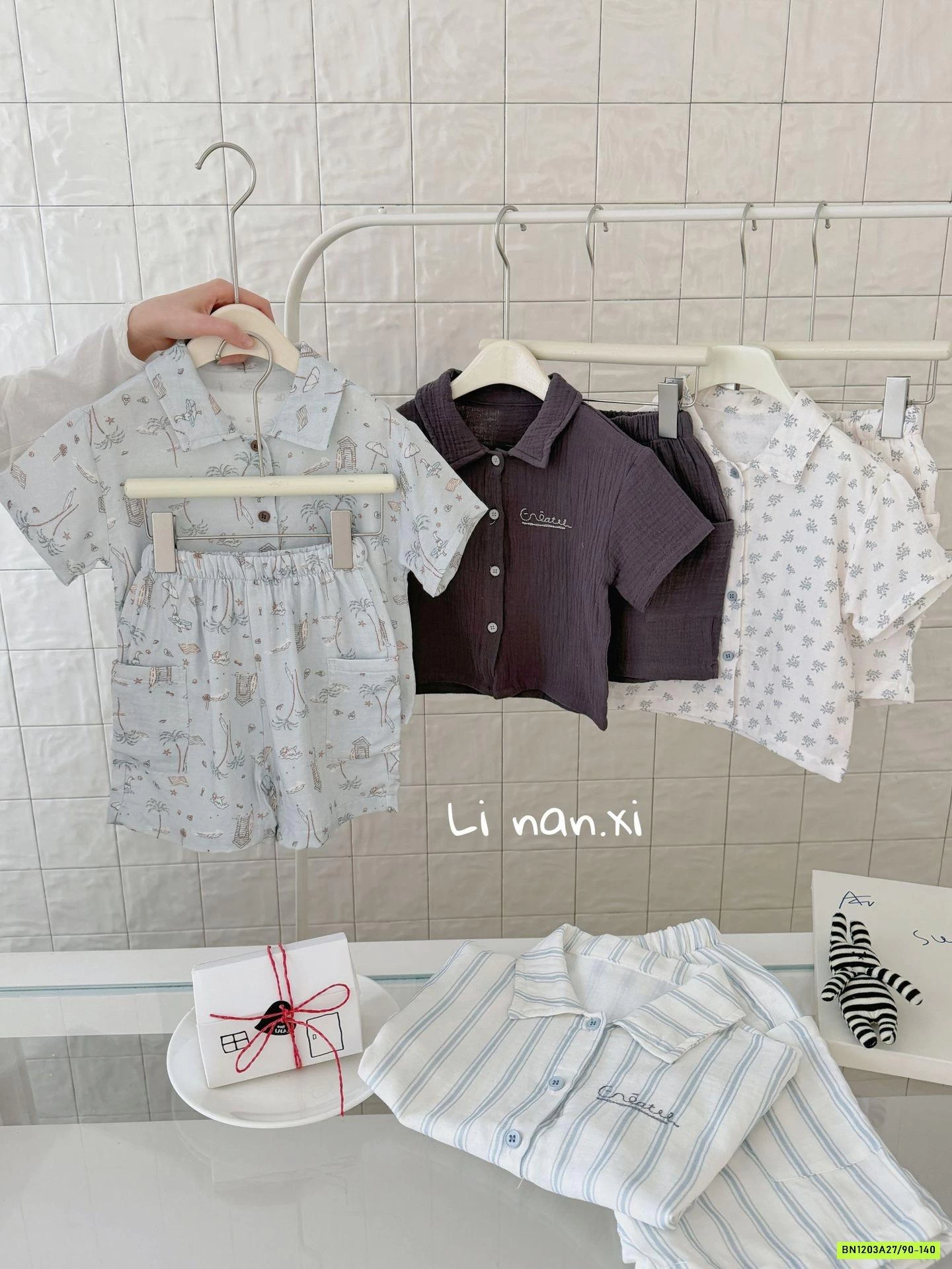 PIZAMA XÔ ĐŨI 87022 LINANXI