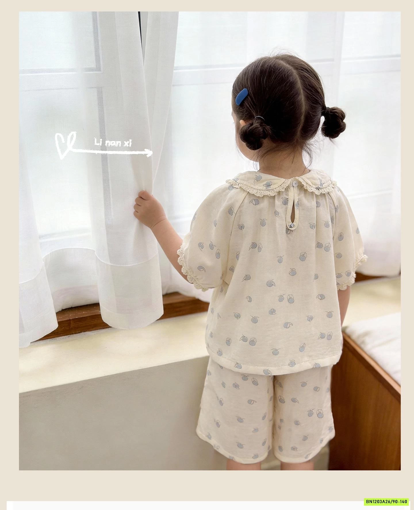 SÉT XÔ ĐŨI CỔ SEN VIỀN REN 87012 LINANXI