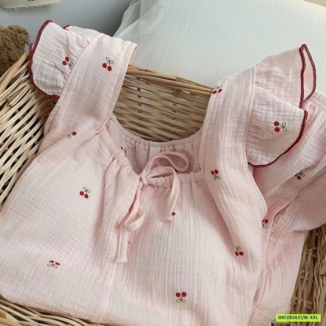 BỘ NGỦ HỒNG CHERRY