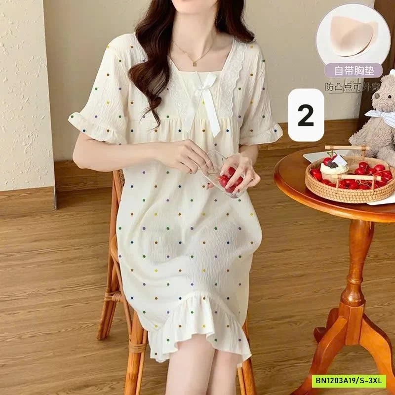 VÁY NGỦ BABYDOLL CÓ ĐỆM NGỰC