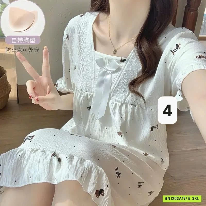 VÁY NGỦ BABYDOLL CÓ ĐỆM NGỰC