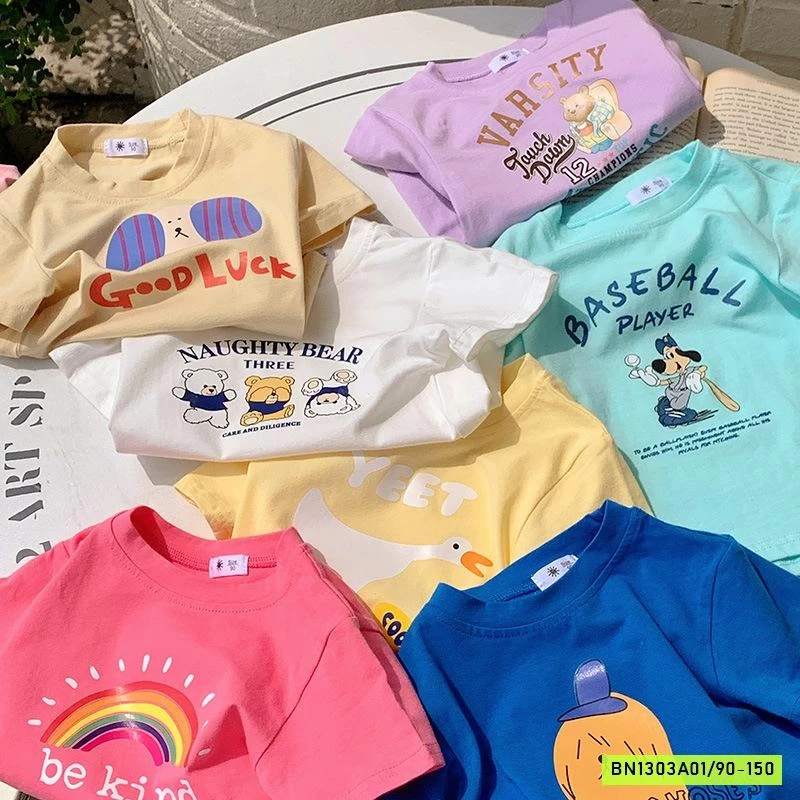 ÁO THUN NGẮN TAY IN HÌNH DỄ THƯƠNG