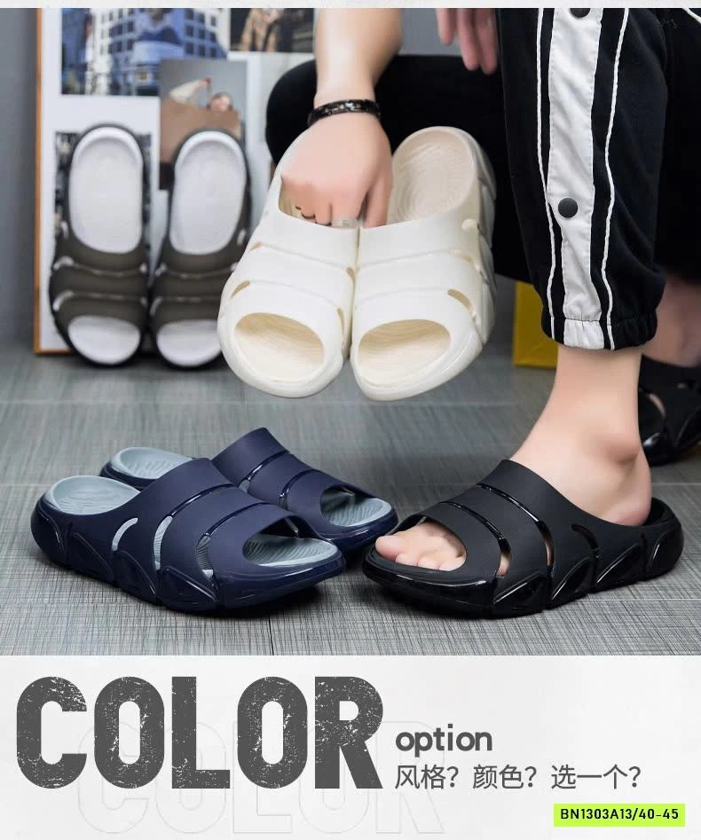 DÉP SLIDE THỂ THAO FORM NAM CÁ TÍNH