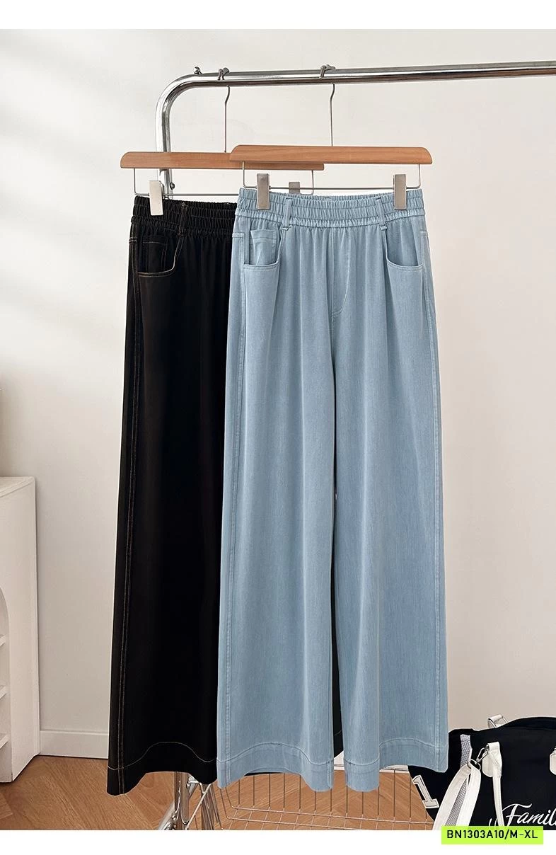 QUẦN DENIM GIẤY SUÔNG