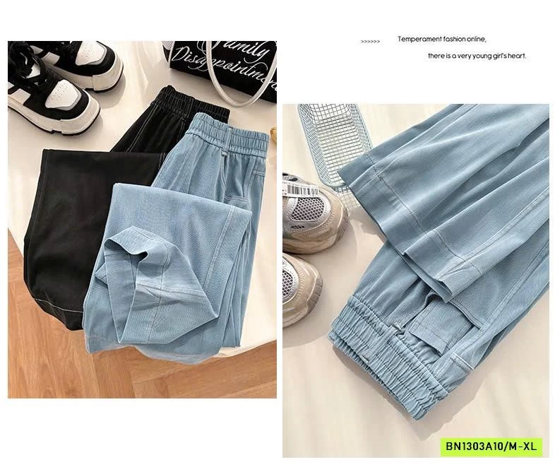 QUẦN DENIM GIẤY SUÔNG