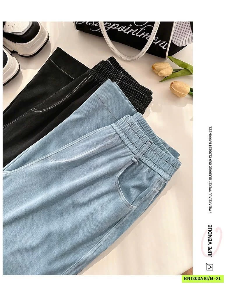 QUẦN DENIM GIẤY SUÔNG