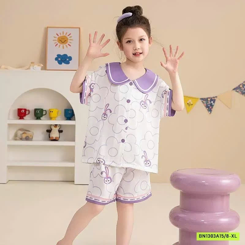 BỘ PIJAMA CHO BÉ GÁI SZ ĐẠI
