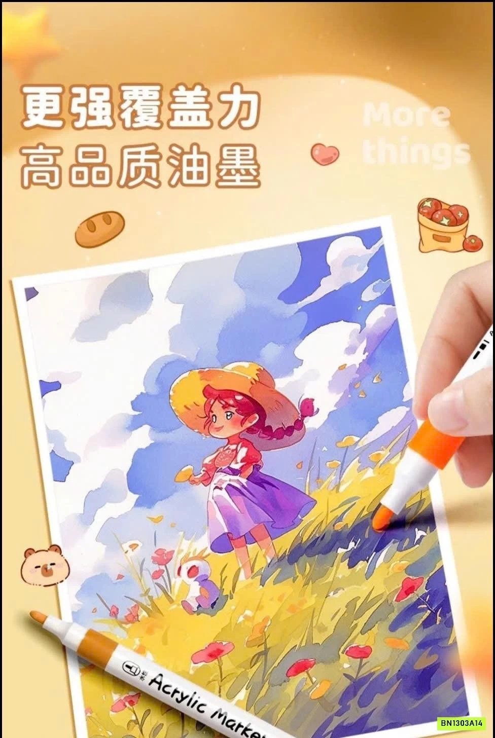 BỘ 120 MÀU ACRYLIC