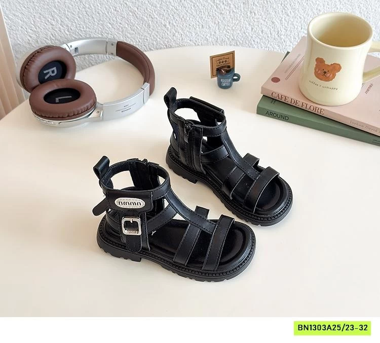 SANDAL CHIẾN BINH CỔ THẤP KHUY BÊN
