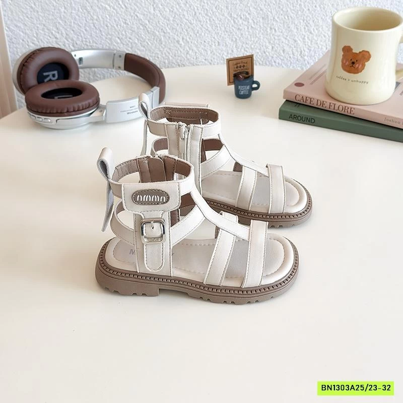 SANDAL CHIẾN BINH CỔ THẤP KHUY BÊN