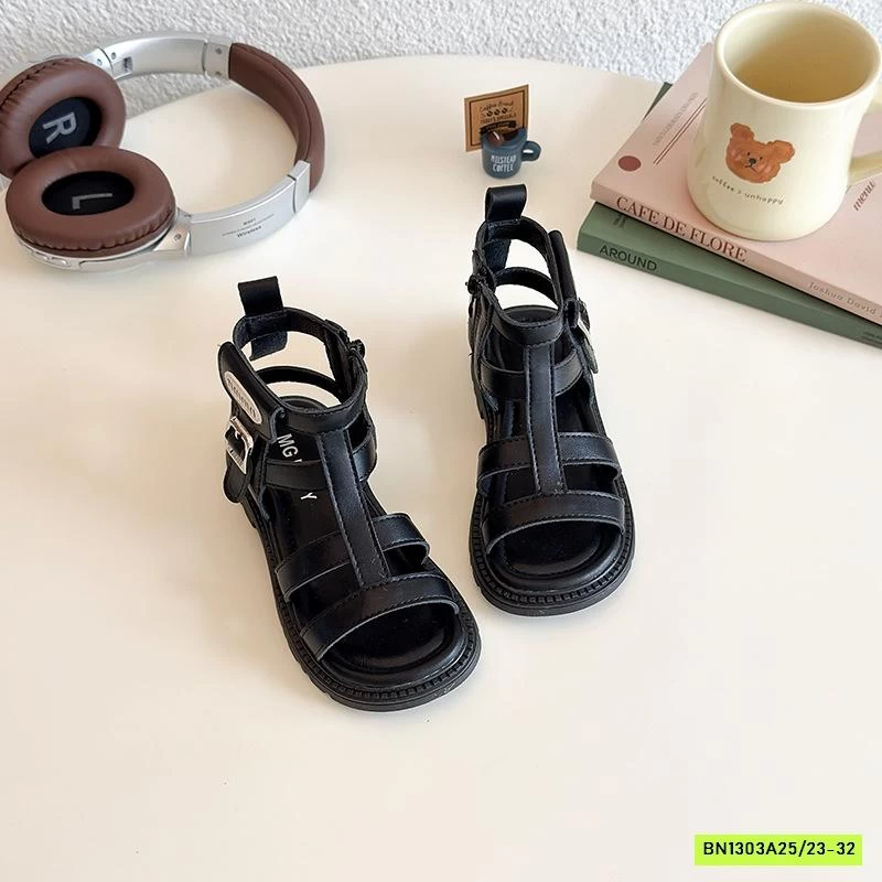 SANDAL CHIẾN BINH CỔ THẤP KHUY BÊN