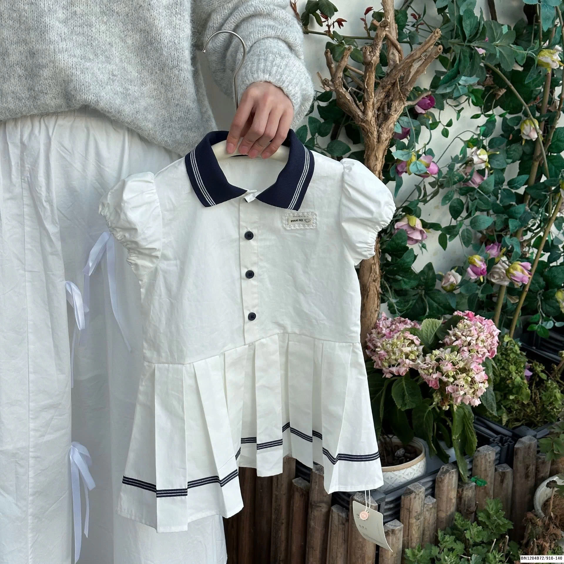 VÁY THÔ HỌC SINH XẾP LY