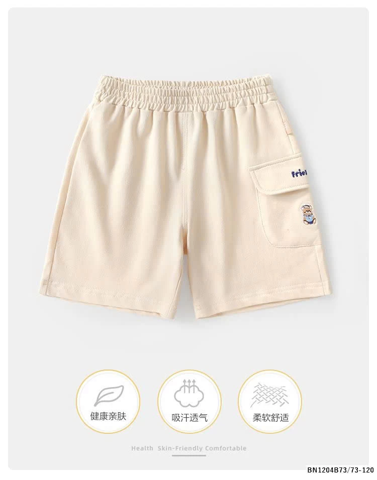 QUẦN SHORT BT THÊU GẤU