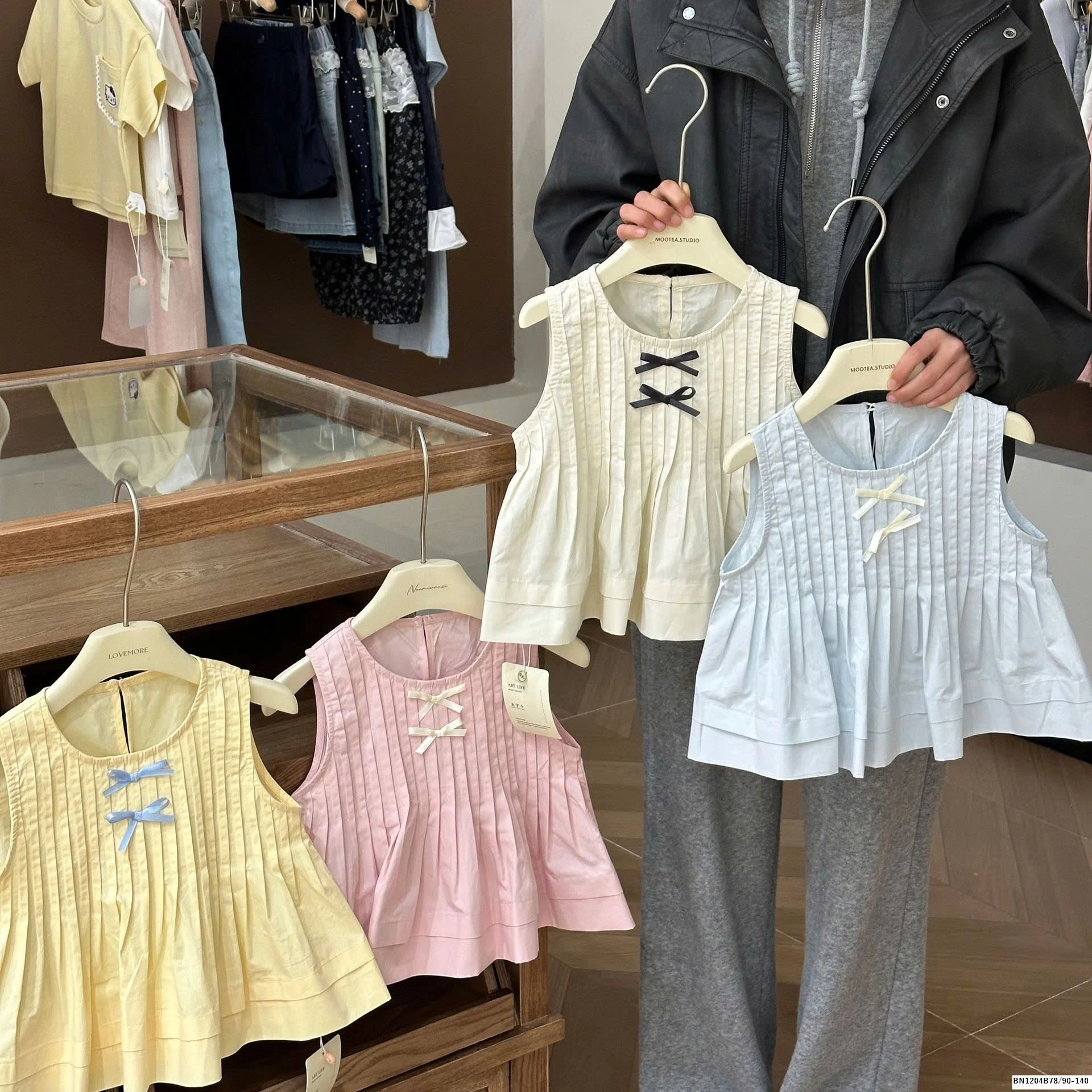 ÁO BABYDOLL NƠ SÁT NÁCH BG