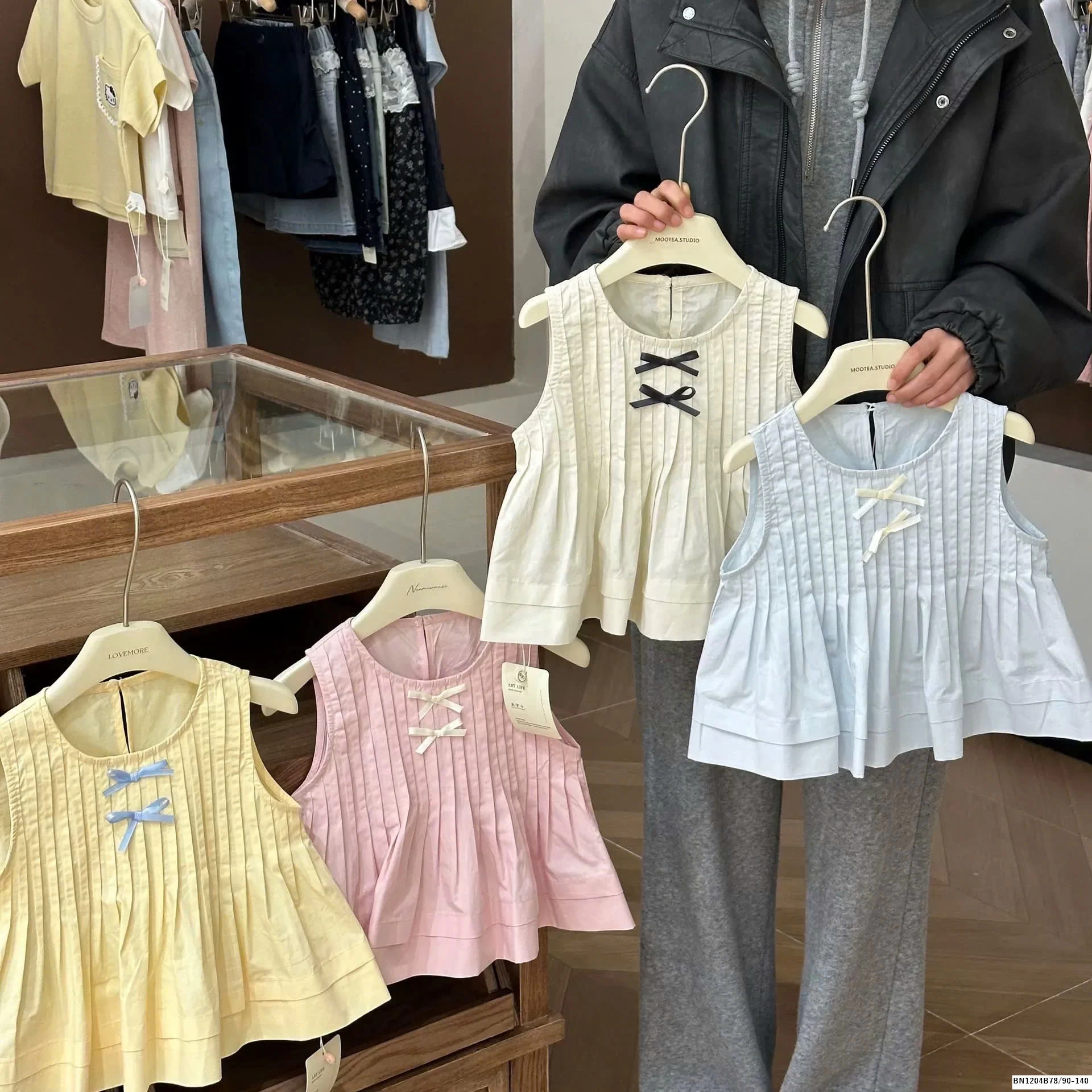 ÁO BABYDOLL NƠ SÁT NÁCH BG