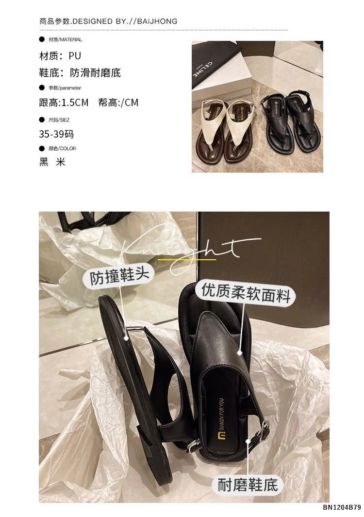 SANDAL XỎ NGÓN QUAI BẢN TO CHO NỮ