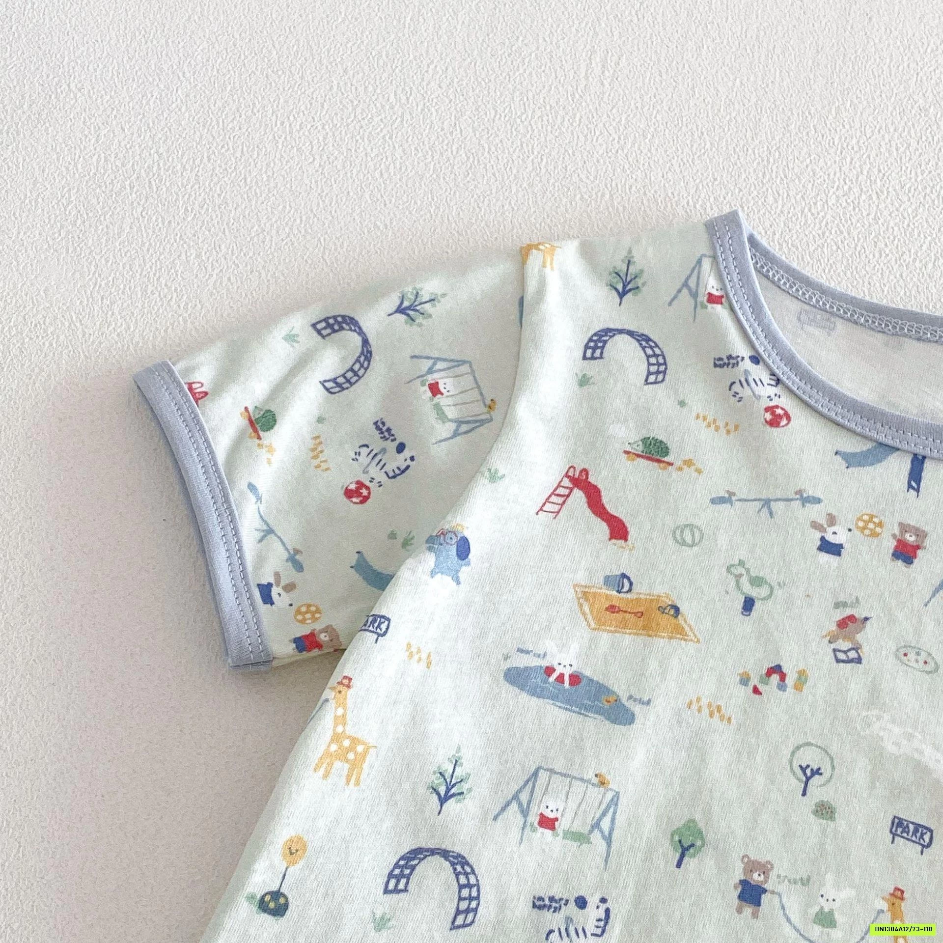 BỘ CỘC COTTON IN HÌNH DỄ THƯƠNG