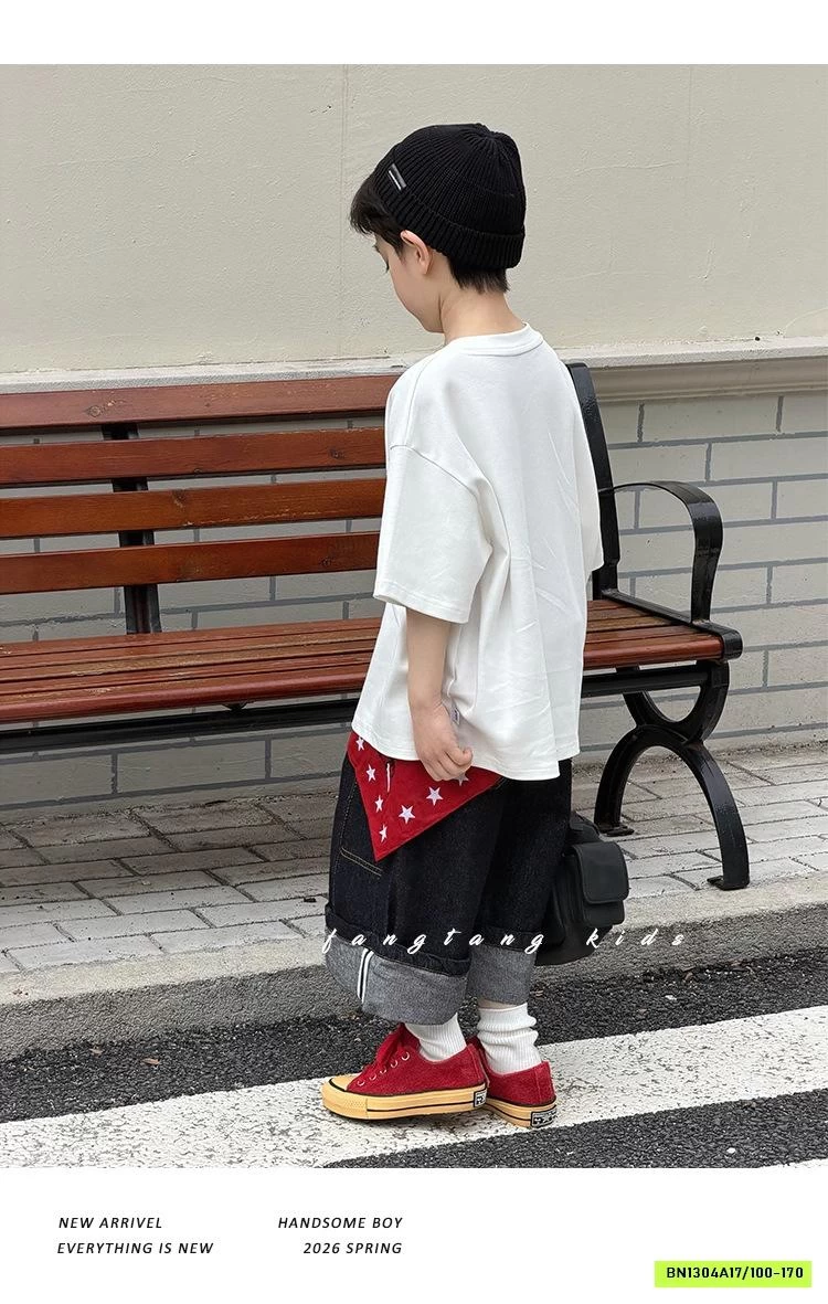 ÁO THUN BASIC THÊU LOGO NGỰA