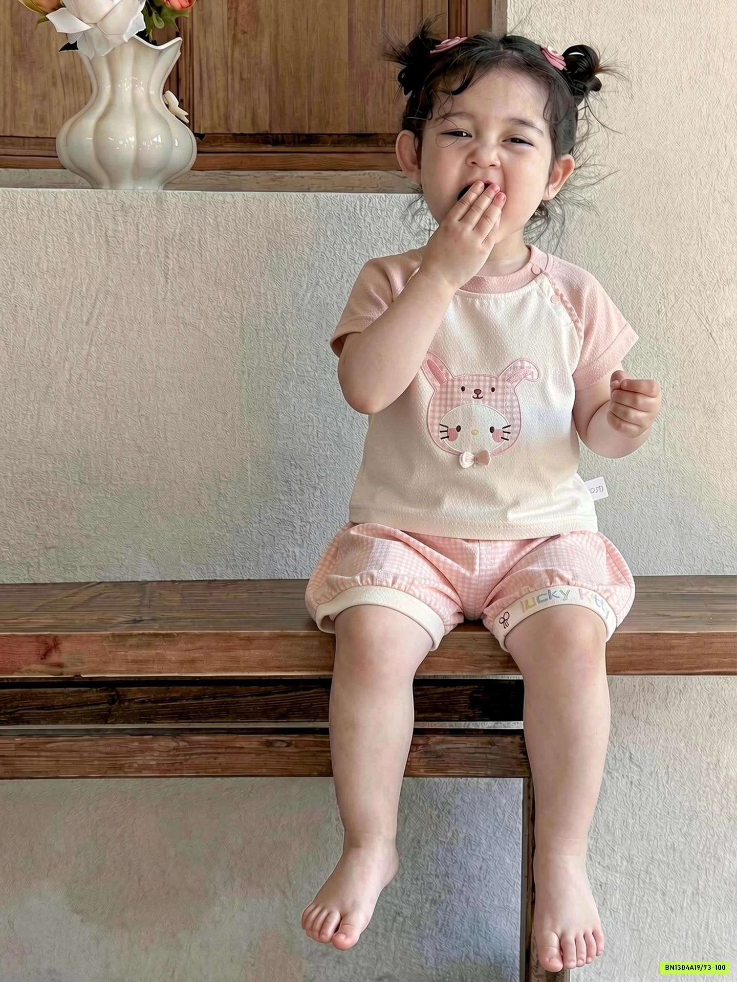 SÉT BỘ THỎ CARO HỒNG