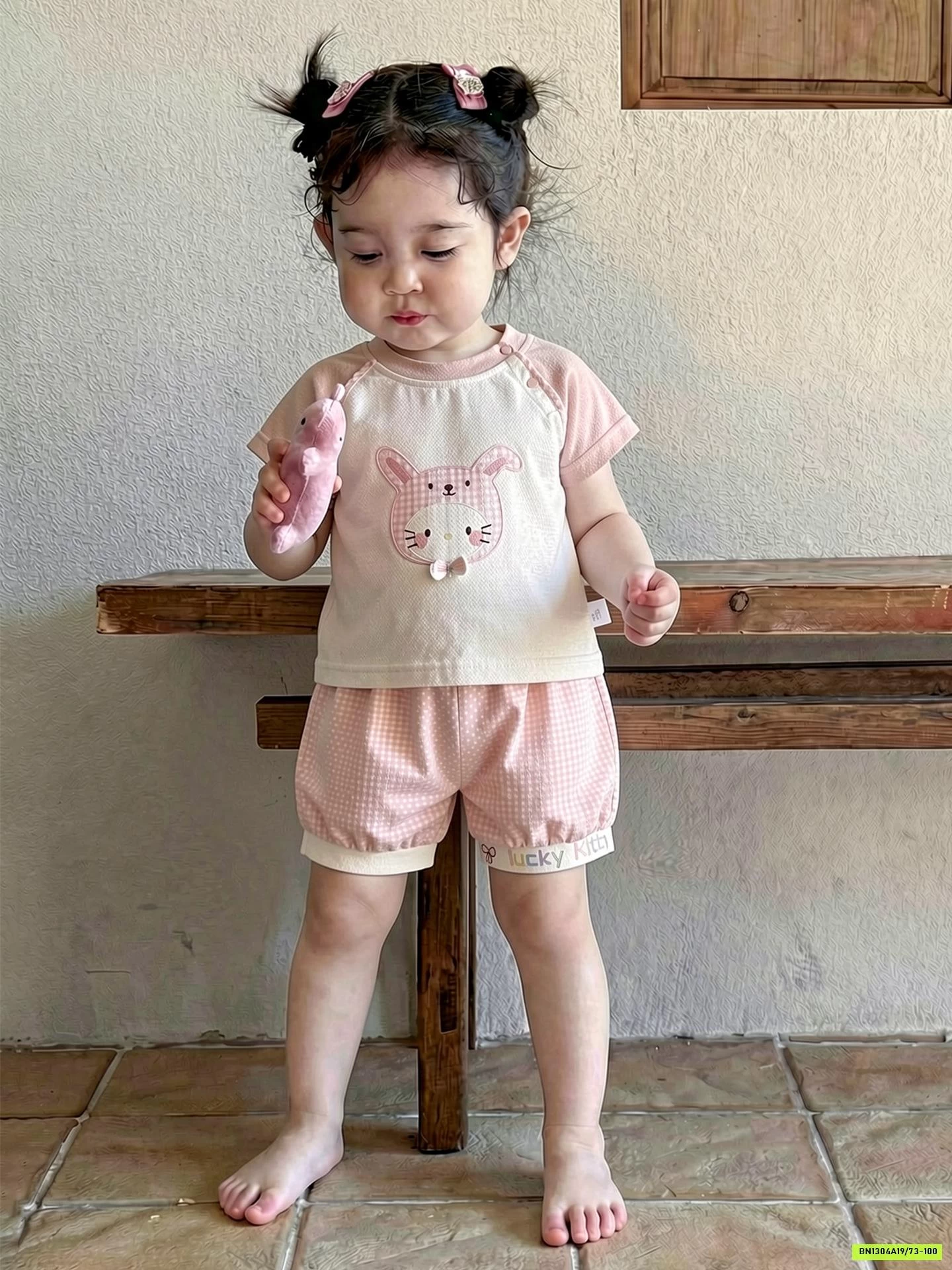 SÉT BỘ THỎ CARO HỒNG