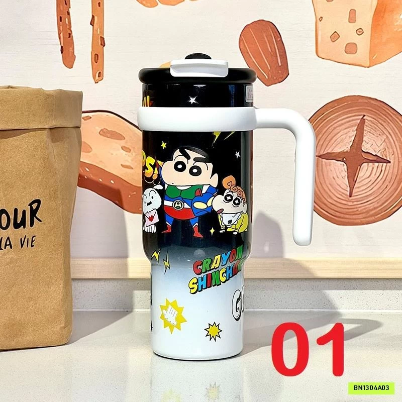 BÌNH UỐNG NƯỚC GIỮ NHIỆT CÓ TAY CẦM SHINHAN