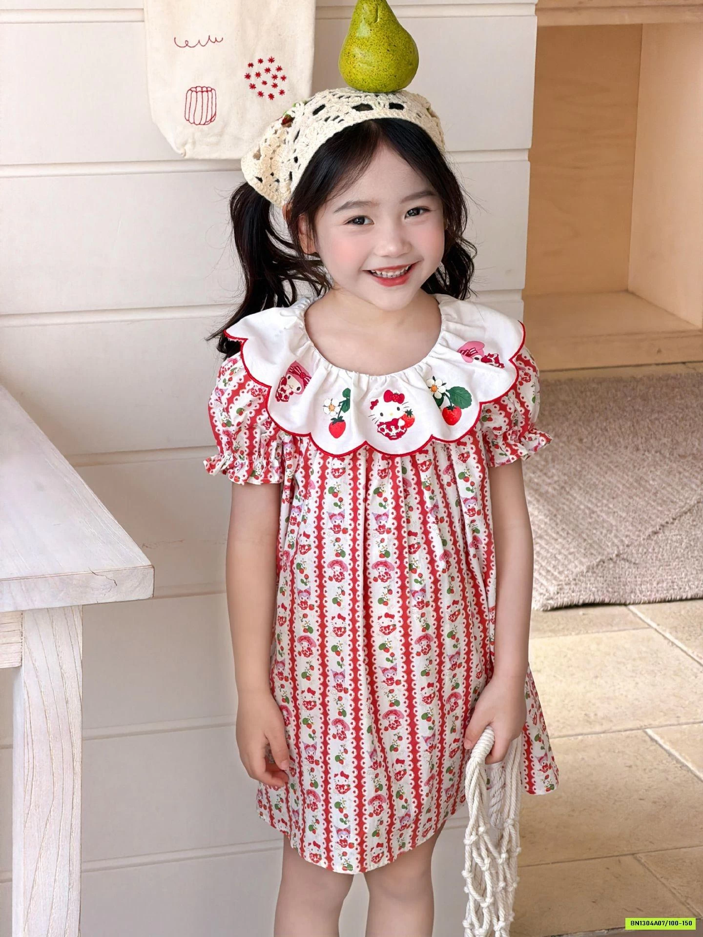 ĐẦM SUÔNG HOẠT TIẾT CỔ THÊU LAMITTO