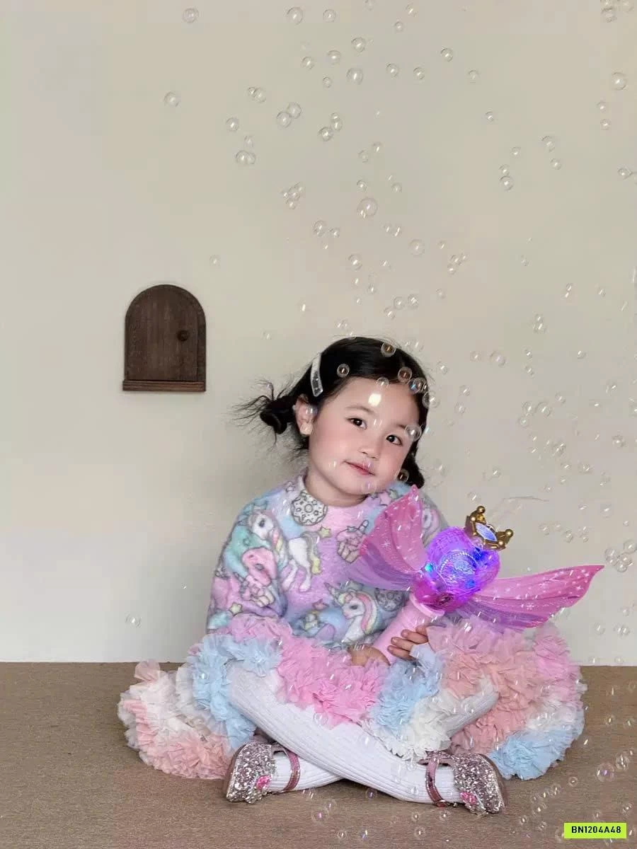 GẬY PHUN BONG BÓNG XÀ PHÒNG CÔNG CHÚA