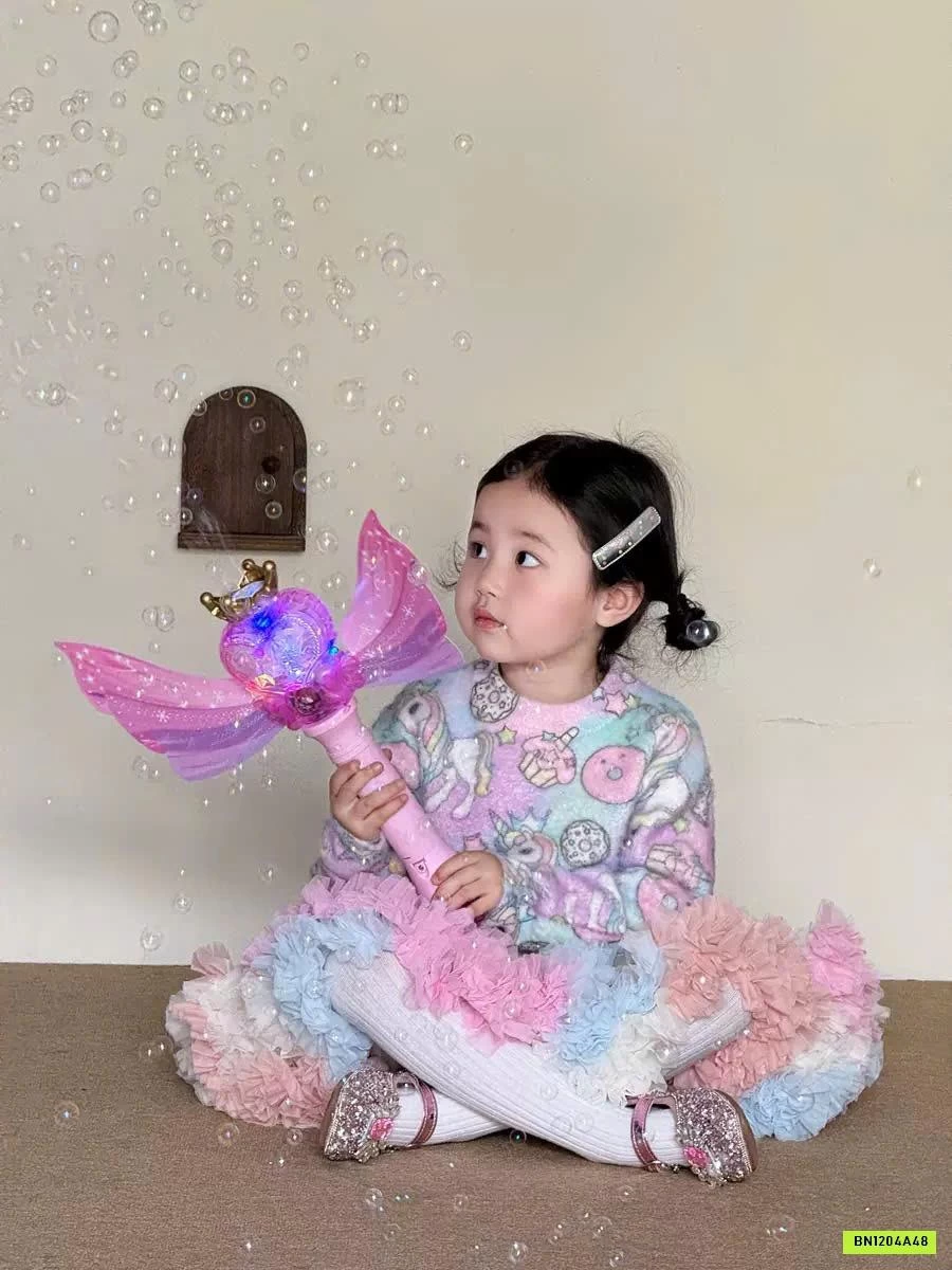 GẬY PHUN BONG BÓNG XÀ PHÒNG CÔNG CHÚA