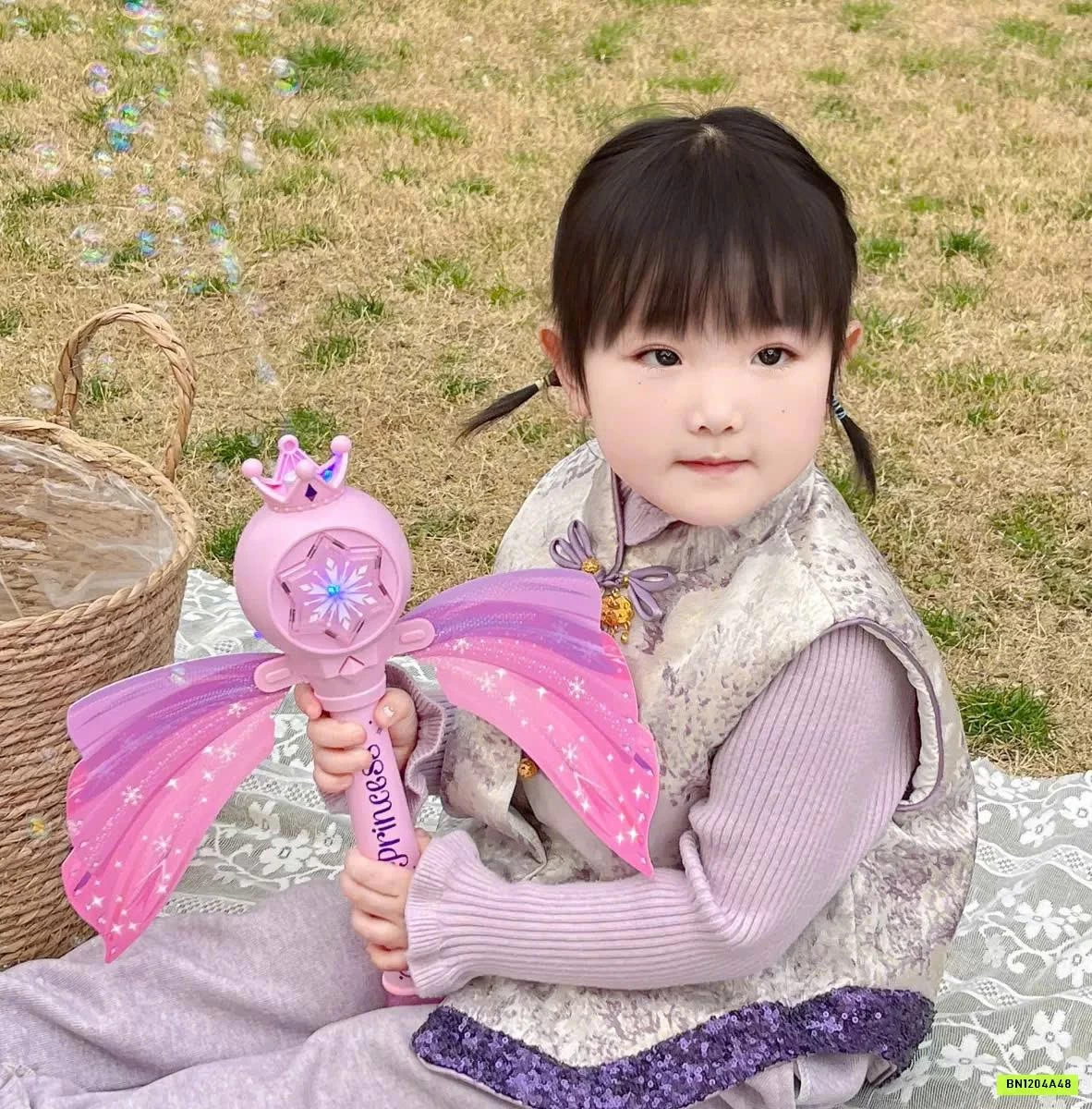 GẬY PHUN BONG BÓNG XÀ PHÒNG CÔNG CHÚA