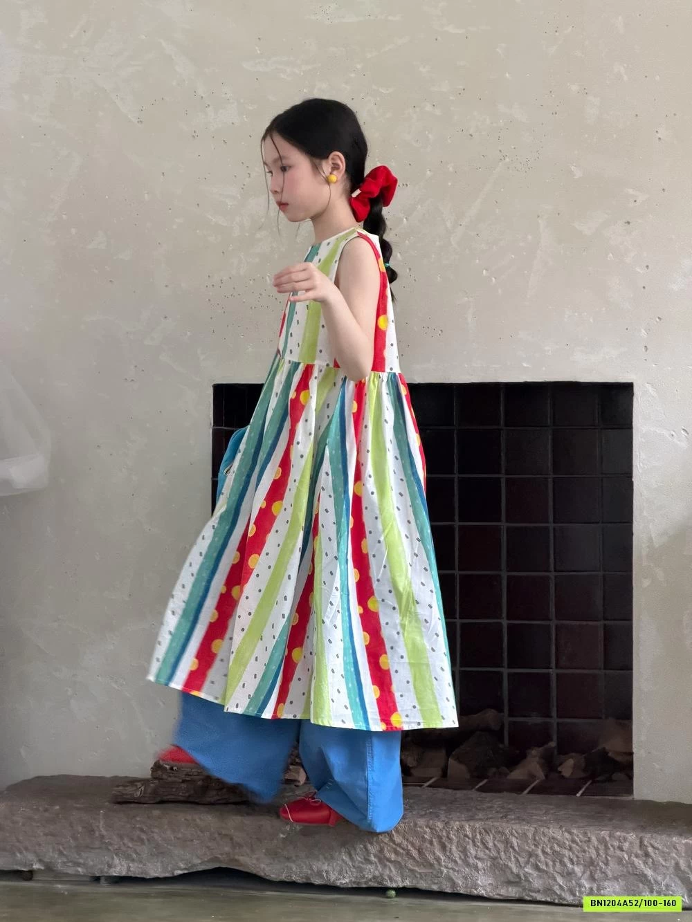 COUPLE SỌC SẮC MÀU CHẤM BI KUMAI