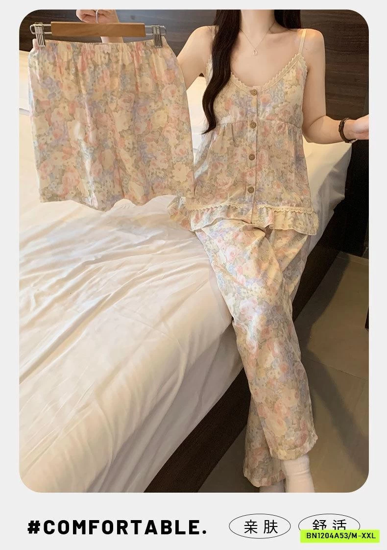 SET HOA NHÍ 3 MÓN MẶC NHÀ