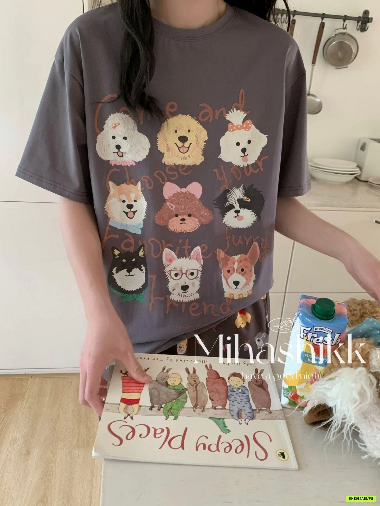 ÁO IN THÚ CƯNG MIX QUẦN ĐŨI