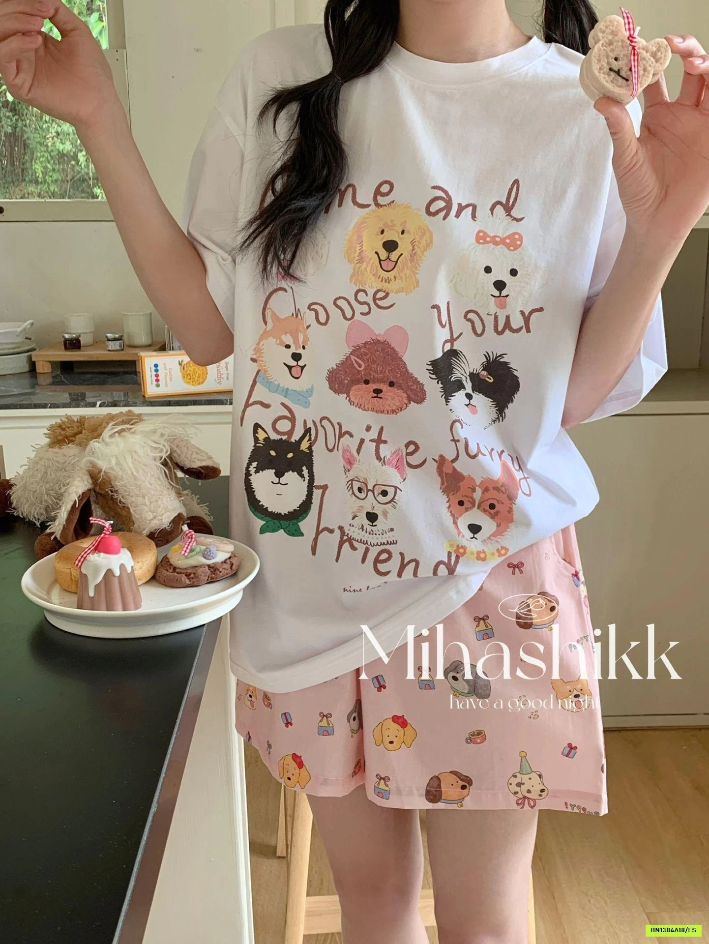 ÁO IN THÚ CƯNG MIX QUẦN ĐŨI