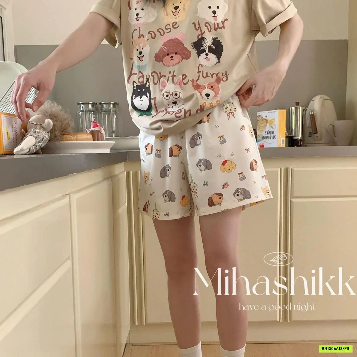 ÁO IN THÚ CƯNG MIX QUẦN ĐŨI