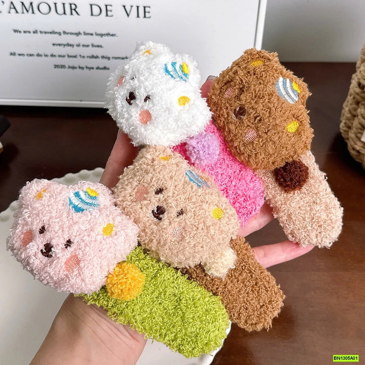 SÉT 5 KẸP TÓC BÔNG KUTE