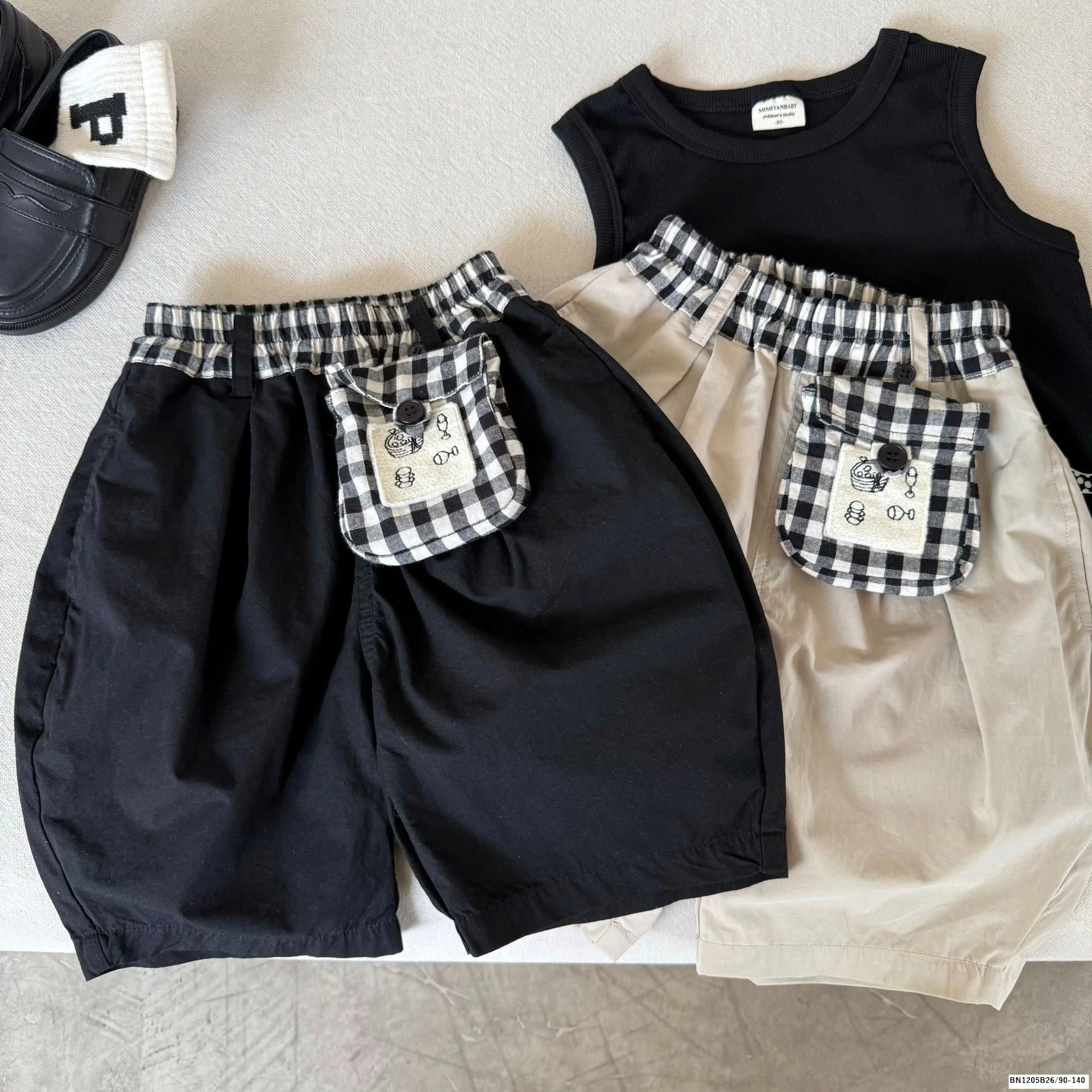 QUẦN SHORT TÚI CARO MẪU MỚI MMY2025