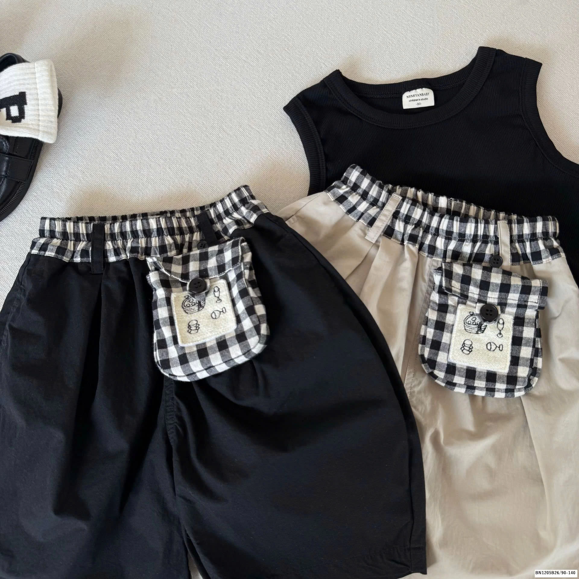 QUẦN SHORT TÚI CARO MẪU MỚI MMY2025