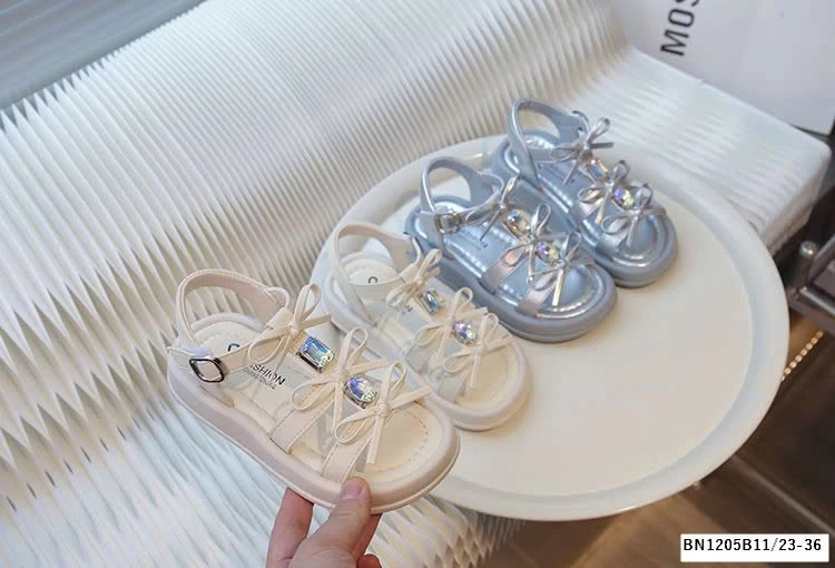 SANDAL NƠ ĐÍNH ĐÁ