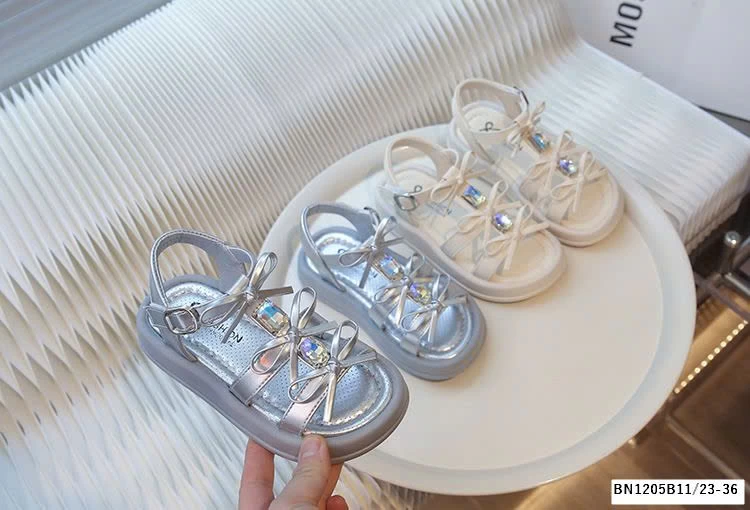 SANDAL NƠ ĐÍNH ĐÁ