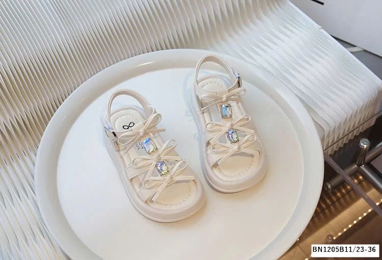 SANDAL NƠ ĐÍNH ĐÁ