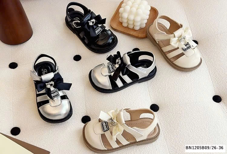 DÉP SANDAL NƠ CHỮ MIN