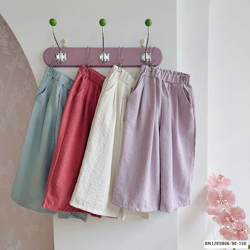 QUẦN SUÔNG THÔ TRƠN MÀU