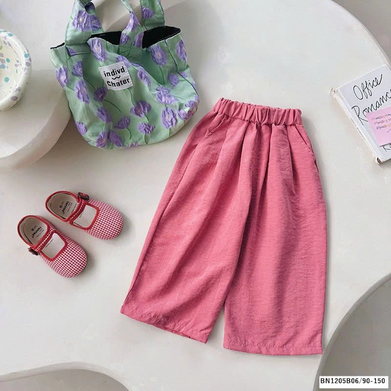 QUẦN SUÔNG THÔ TRƠN MÀU